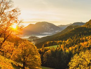 Atemberaubende Aussicht auf Bayern bei einem Urlaub auf dem Steinbergerhof