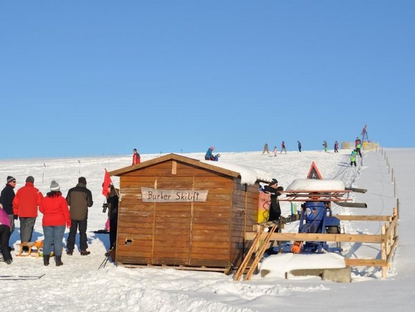 Skilift Burk vom Ferienhof Martin, Gäste fahren kostenlos.